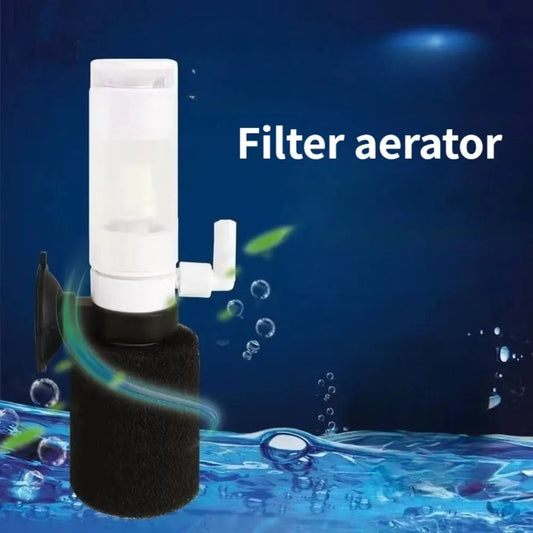 1pc Mini Aquarium Air Pump Filter, Internal Multi-Layer Purifier, Fish Tank Increase Oxygen Accessory  fish aquarium tank filter