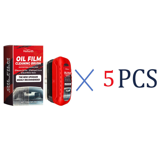 Car Glass Oil Film Remover Glass Cleaning Board Hydrophobic Glass Coating Windshield Window Auto Glass Oil Refill Cleaner Brush